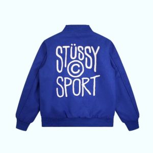 Chaqueta Melton Universitaria De Stussy Sport