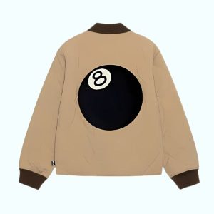 Chaqueta Stussy Con Forro Acolchado Y Logo 8 Ball