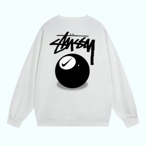 Sudadera Nike X Stussy 8 Ball Blanca Esencial Para La Calle